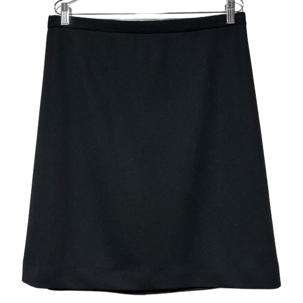 1970s Jack Winter Basic Black Polyester Skirt